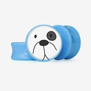 Plug Cara de Cachorro 2 - Base Selecionável - Animal