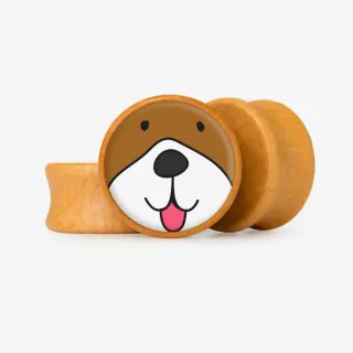 Plug Cara de Cachorro 4 - Base Selecionável - Animal