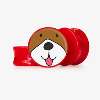 Plug Cara de Cachorro 4 - Base Selecionável - Animal