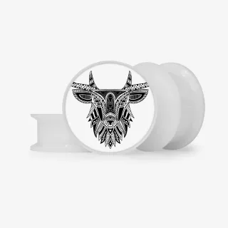 Plug Veado Tribal - Base Selecionável - Animal