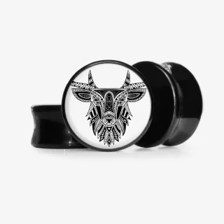 Plug Veado Tribal - Base Selecionável - Animal