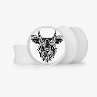 Plug Veado Tribal - Base Selecionável - Animal