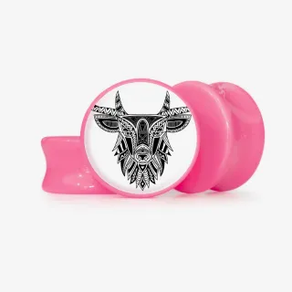 Plug Veado Tribal - Base Selecionável - Animal