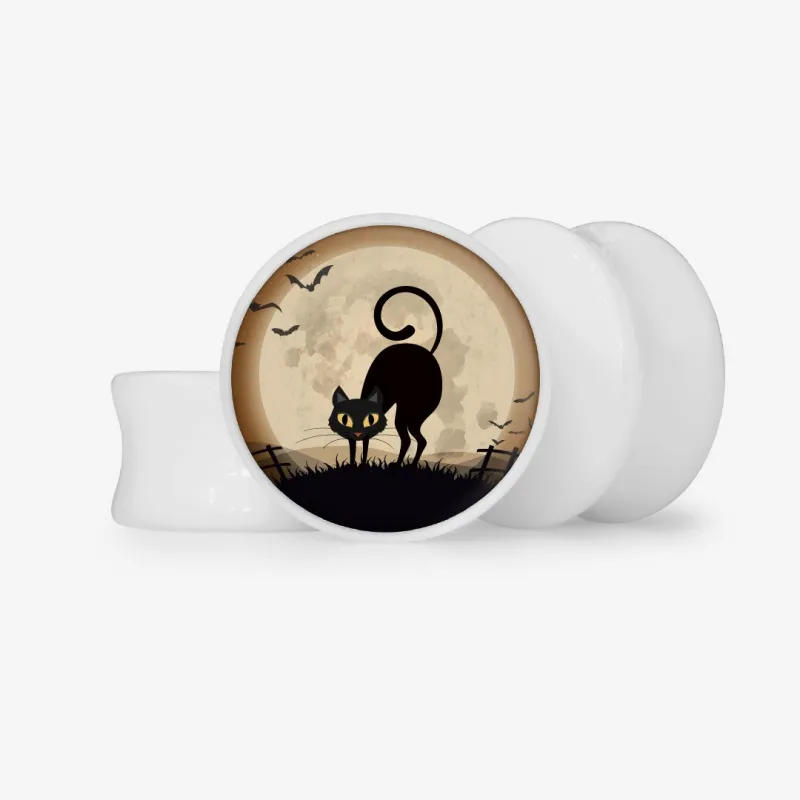 Plug Gato Preto - Base Selecionável - Animal