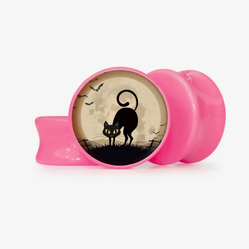 Plug Gato Preto - Base Selecionável - Animal