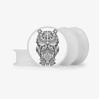 Plug Coruja Simétrica - Base Selecionável - Animal