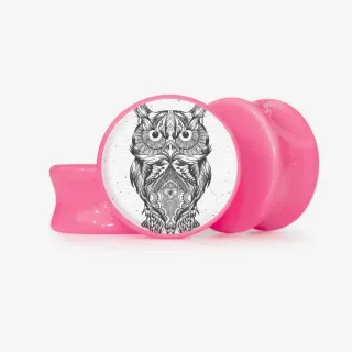 Plug Coruja Simétrica - Base Selecionável - Animal