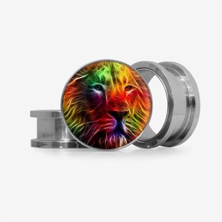 Plug Leão de Energia - Base Selecionável - Animal