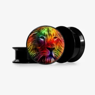 Plug Leão de Energia - Base Selecionável - Animal