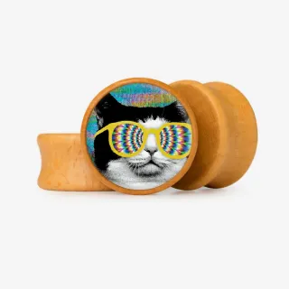 Plug Gato Louco - Base Selecionável - Animal