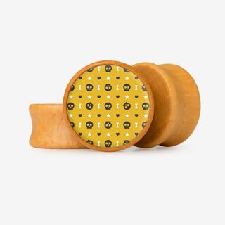 Plug Caveira Halloween - Base Selecionável - Caveira