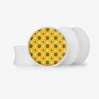 Plug Caveira Halloween - Base Selecionável - Caveira