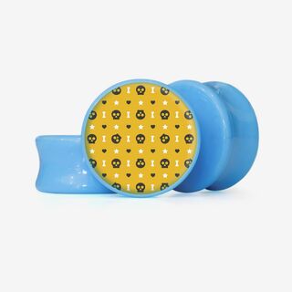 Plug Caveira Halloween - Base Selecionável - Caveira