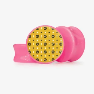 Plug Caveira Halloween - Base Selecionável - Caveira