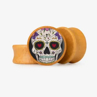 Plug Caveira Mexicana - Base Selecionável - Caveira