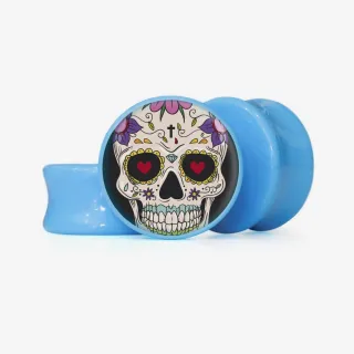 Plug Caveira Mexicana - Base Selecionável - Caveira