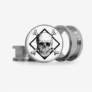 Plug Caveira X - Base Selecionável - Caveira