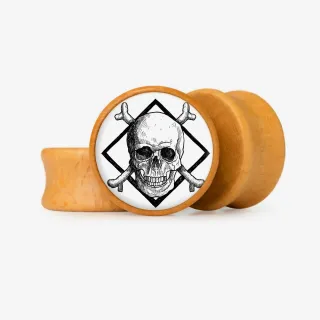 Plug Caveira X - Base Selecionável - Caveira