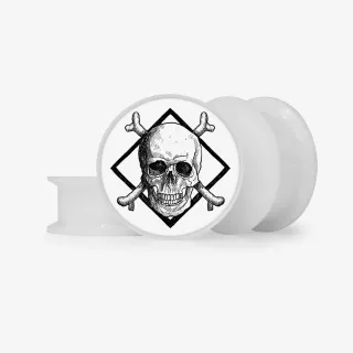 Plug Caveira X - Base Selecionável - Caveira