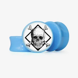 Plug Caveira X - Base Selecionável - Caveira