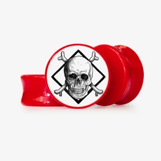 Plug Caveira X - Base Selecionável - Caveira