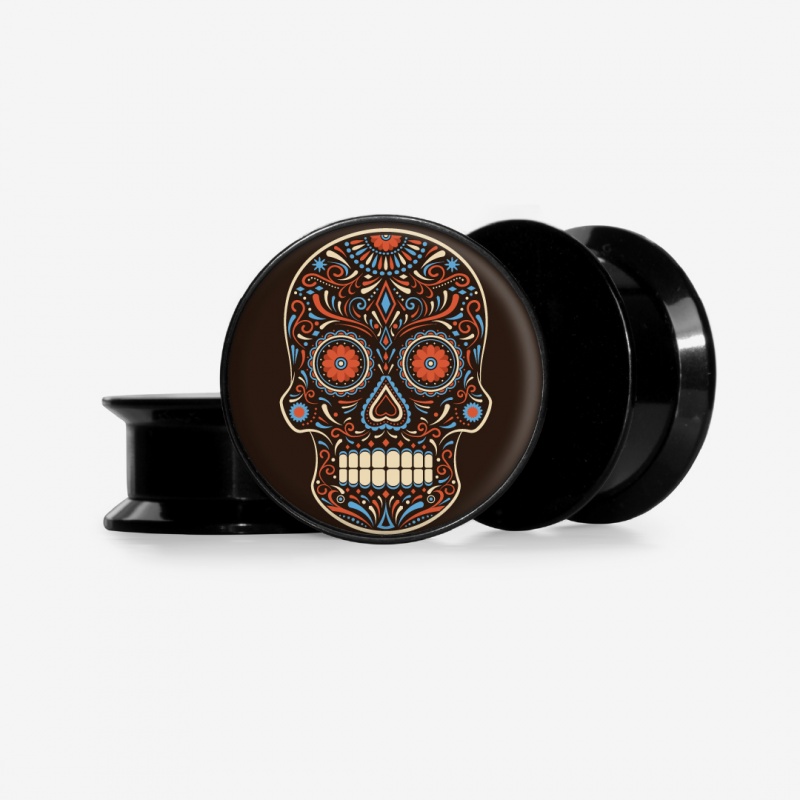 Plug Caveira Mexicana - Base Selecionável - Caveira