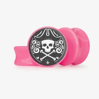 Plug Caveira Pirata - Base Selecionável - Caveira