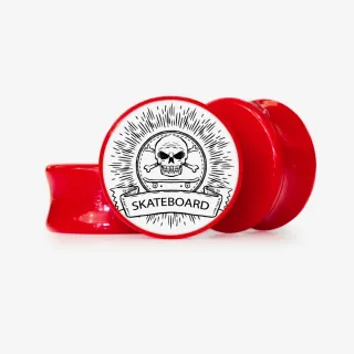 Plug Caveira Skateboard - Base Selecionável - Caveira