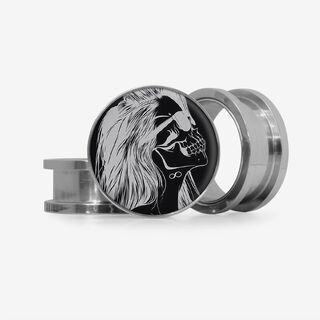 Plug Mulher Caveira - Base Selecionável - Caveira