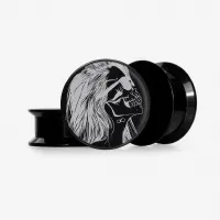 Plug Mulher Caveira Base com Estampa Artística Feminina