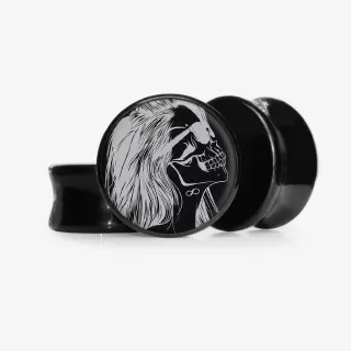 Plug Mulher Caveira - Base Selecionável - Caveira