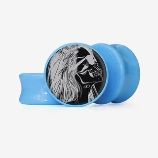 Plug Mulher Caveira - Base Selecionável - Caveira