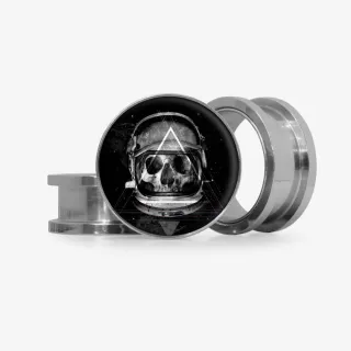 Plug Caveira Astronauta - Base Selecionável - Caveira