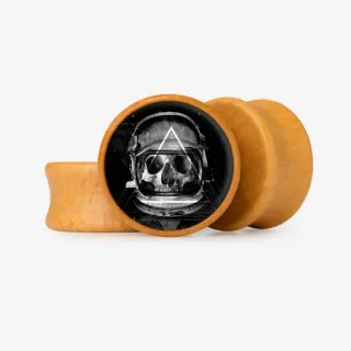 Plug Caveira Astronauta - Base Selecionável - Caveira