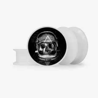 Plug Caveira Astronauta - Base Selecionável - Caveira
