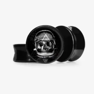 Plug Caveira Astronauta - Base Selecionável - Caveira