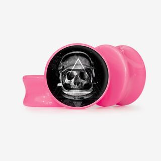 Plug Caveira Astronauta - Base Selecionável - Caveira