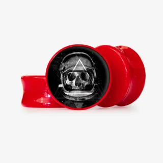 Plug Caveira Astronauta - Base Selecionável - Caveira