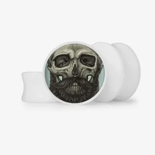 Plug Caveira Barbada - Base Selecionável - Caveira