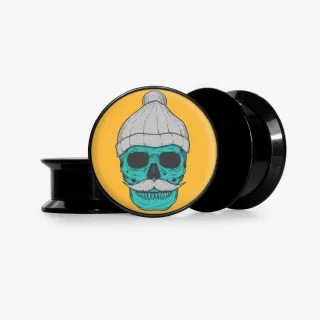 Plug Caveira Idosa - Base Selecionável - Caveira