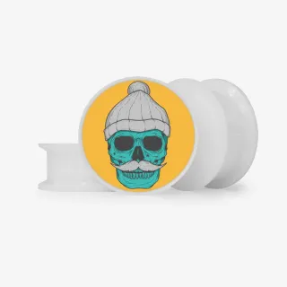 Plug Caveira Idosa - Base Selecionável - Caveira