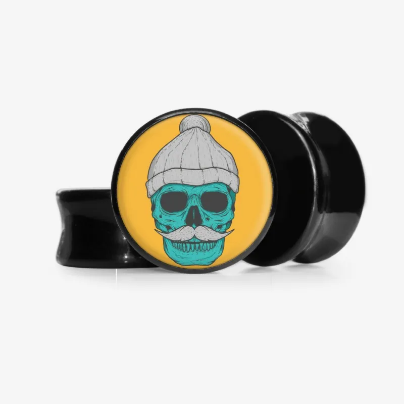 Plug Caveira Idosa - Base Selecionável - Caveira