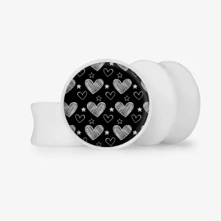 Plug Coração Estrelado - Base Selecionável - Coração