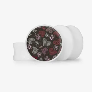 Plug Traços de Amor - Base Selecionável - Coração