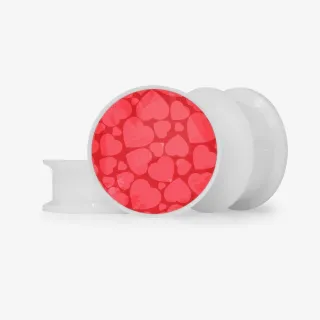 Plug Coração Discreto - Base Selecionável - Coração
