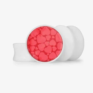 Plug Coração Discreto - Base Selecionável - Coração