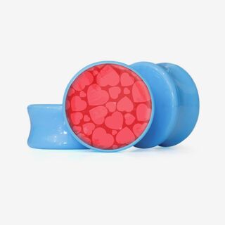 Plug Coração Discreto - Base Selecionável - Coração