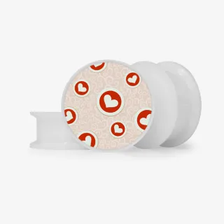 Plug Borbulhas de Amor - Base Selecionável - Coração