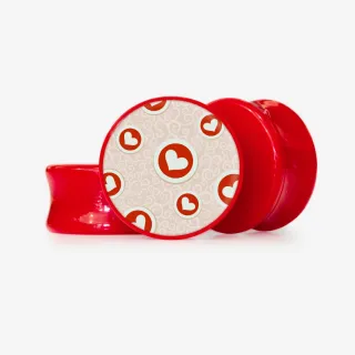 Plug Borbulhas de Amor - Base Selecionável - Coração