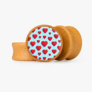 Plug Primeiro Amor Base com design romântico e opções de personalização.